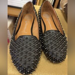 Jeffrey Campbell Studded Black Loafers